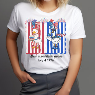 Camiseta Patoja coqueta divertida patriótica 4 de julio de