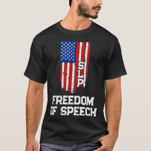 Camiseta Patólogo de voz de SLP Freedom of Speech