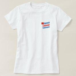 Camiseta Patólogo del habla y del lenguaje Burbuja de comun