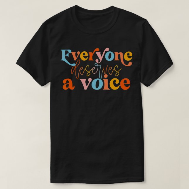 Camiseta Patólogo del lenguaje de voz regalo que todos mere (Diseño del anverso)