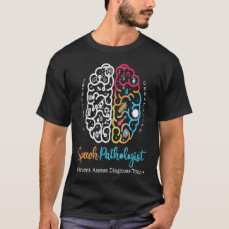 Camiseta Patólogo del Lenguaje del Habla del Cerebro Profes