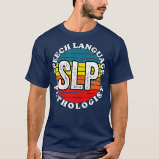 Camiseta Patólogo del lenguaje del habla - Terapia SLP Retr