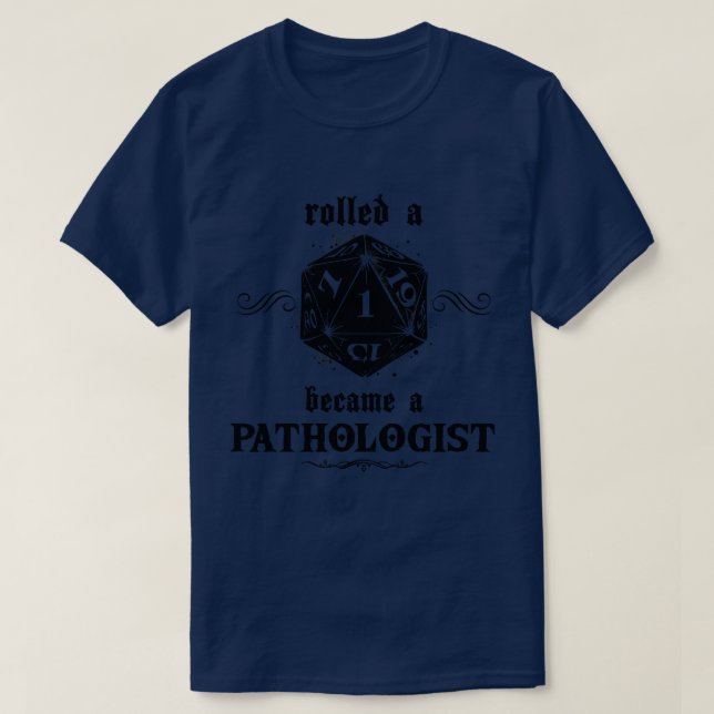 Camiseta Patólogo Roll Desafortunado (Diseño del anverso)