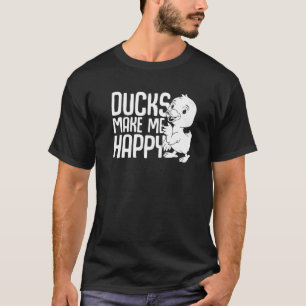 Camiseta Patos amarillos de púas de caucho me hacen feliz p