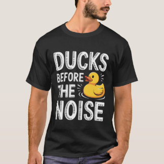 Camiseta Patos Antes Del Ruido Entusiasta Del Pato De Goma
