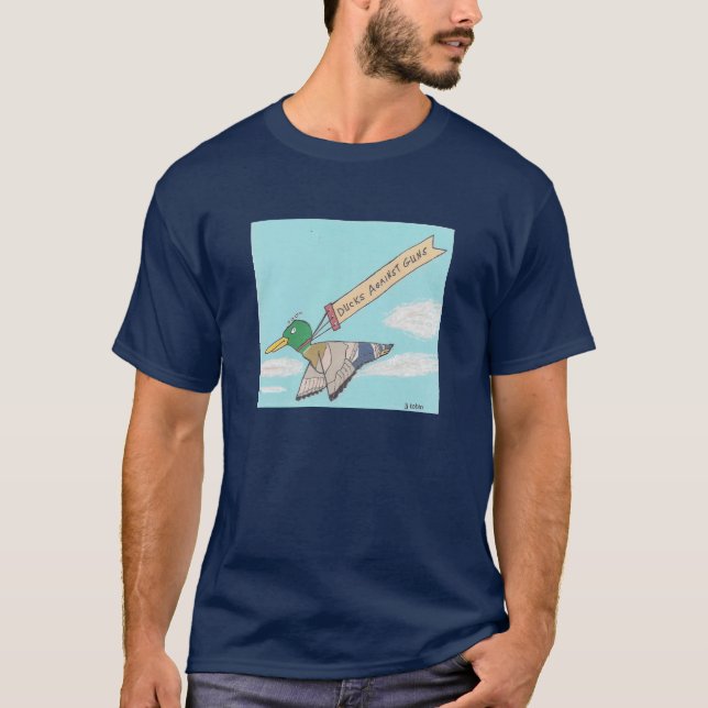 CAMISETA PATOS CONTRA LOS ARMAS (Anverso)