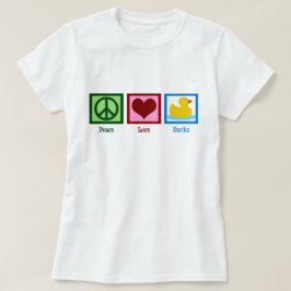 Camiseta Patos de amor por la paz de las mujeres