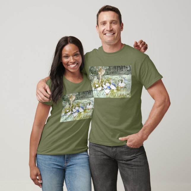 Camiseta Patos de Art Nouveau holandeses y geés (Unisexo)