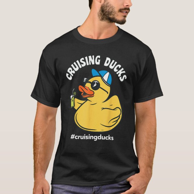 Camiseta Patos de crucero, concordancia de crucero familiar (Anverso)