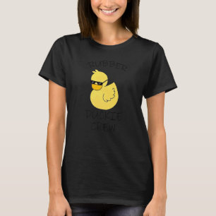 Camiseta Patos de duque amarillo de goma de la tripulación