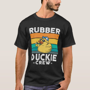 Camiseta Patos de duque amarillo de goma de la tripulación 