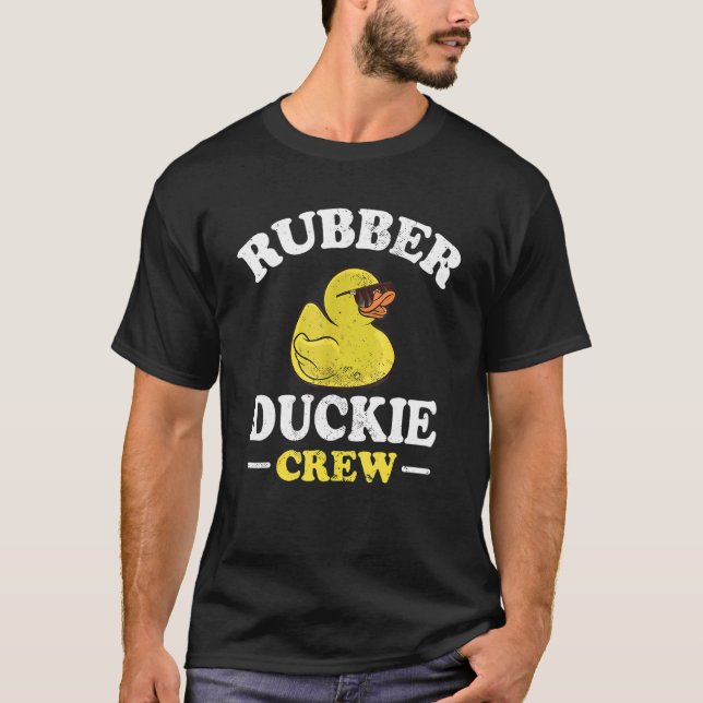 Camiseta Patos de duque amarillo de goma de la tripulación  (Anverso)