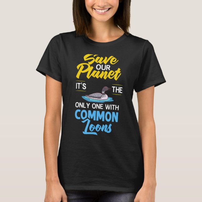 Camiseta Patos de pájaro comunes de los lomos 2 (Anverso)