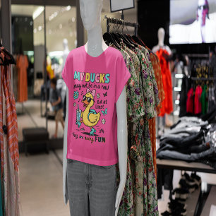 Camiseta Patos Divertidos Fuera de Alíneación 