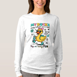 Camiseta Patos Divertidos No En Fila