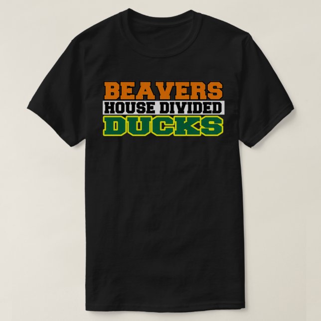 Camiseta Patos divididos de Beavers House (Diseño del anverso)