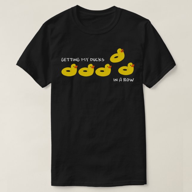 Camiseta Patos En Una Sudadera De Cuchillo De Fila (Diseño del anverso)