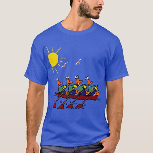 Camiseta Patos frescos divertidos en un dibujo animado del (Anverso)