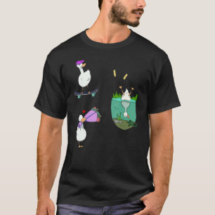 Camiseta Patos haciendo cosas aburridas