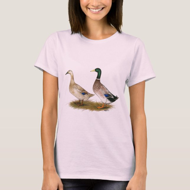 Camiseta Patos:  Harlequin de plata Galés (Anverso)