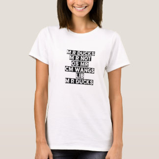 Camiseta Patos M R D frescos amante de patos vibra de humed