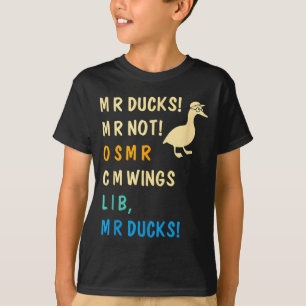 Camiseta Patos M R Ducks M R No O S M R Cm Wangs Lib M R Pa