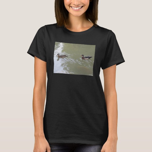 Camiseta Patos nadando (Anverso)