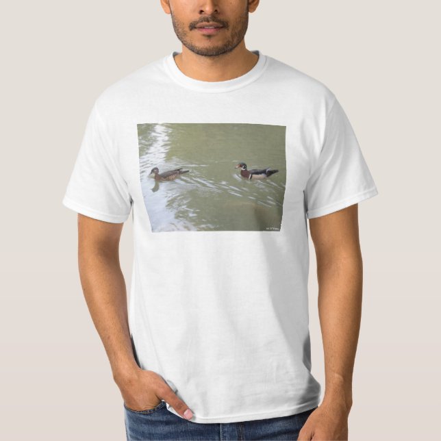 Camiseta Patos nadando  (Anverso)