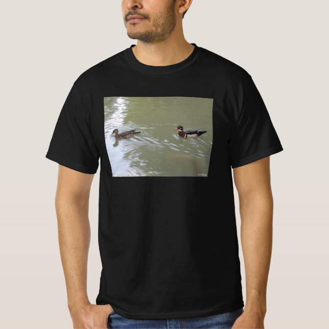 Camiseta Patos nadando  (Anverso)