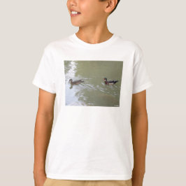 Camiseta Patos nadando