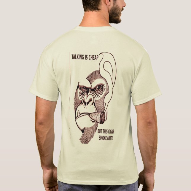 Camiseta Patos para el aficionado al cigarro (Reverso)