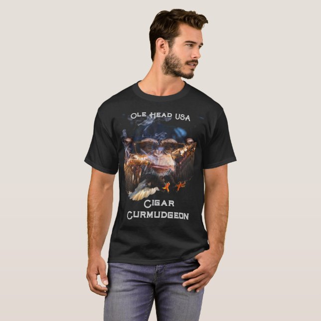 Camiseta Patos para el aficionado al cigarro (Anverso completo)