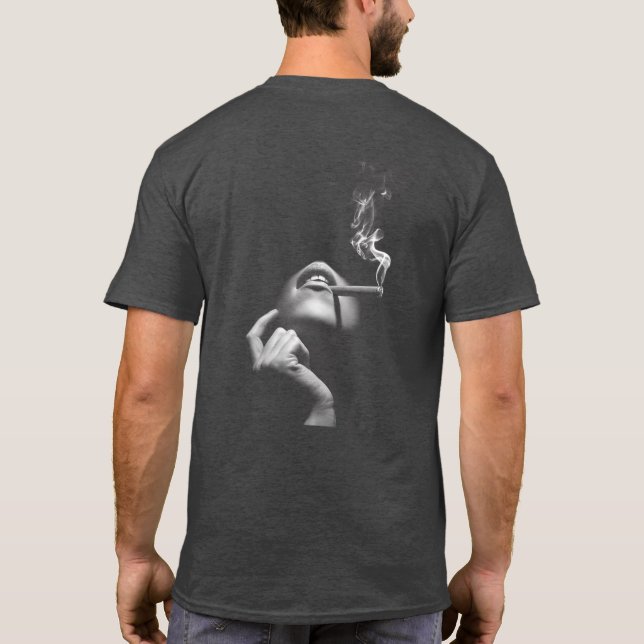 Camiseta Patos para el aficionado al cigarro (Reverso)