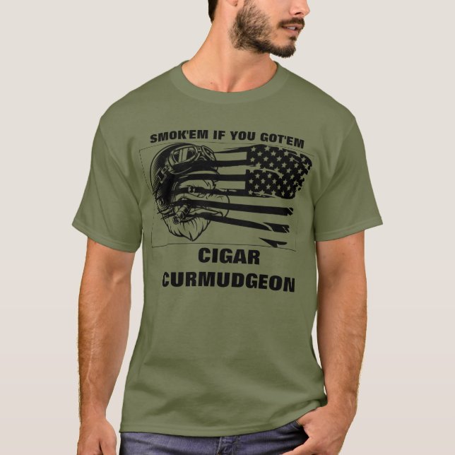 Camiseta Patos para el aficionado al cigarro (Anverso)