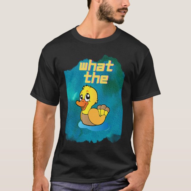 Camiseta Patos  Qué el pato (Anverso)