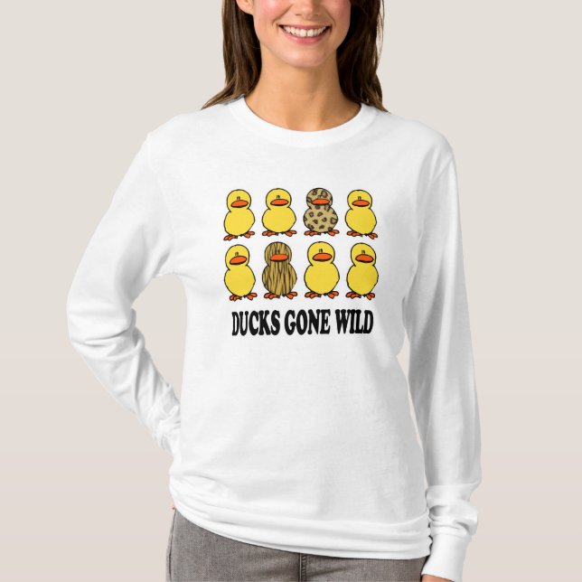 Camiseta Patos que se volvieron salvajes (Anverso)