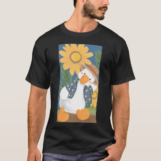 Camiseta Patos y flores