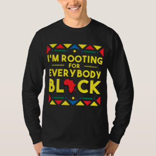 Camiseta Patraña de la historia negra que estoy alentando a