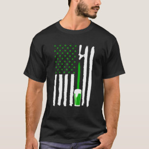 Camiseta Patri de consumo de cerveza Green Craft Beer Ameri