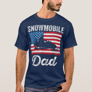 Camiseta Patria de Snowmobile con bandera estadounidense di
