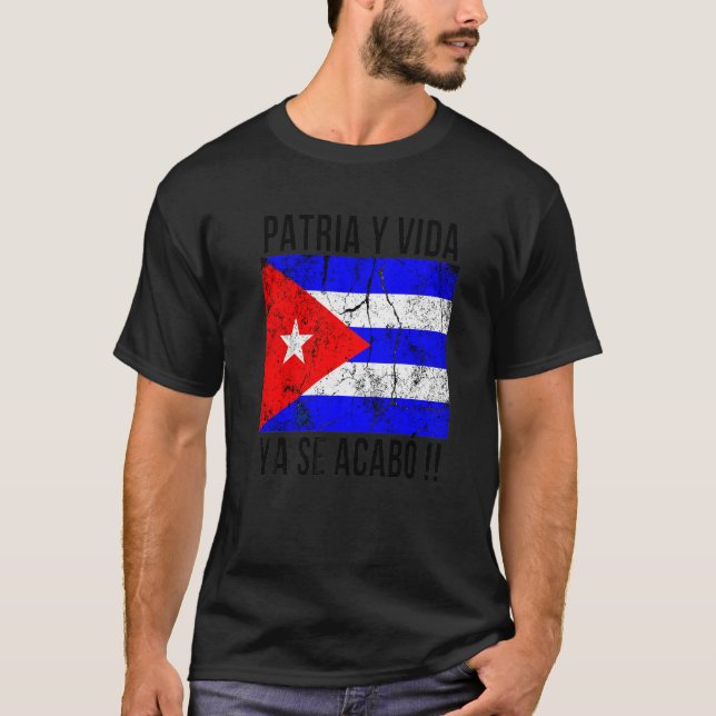 Camiseta Patria Y Vida Cuba (Anverso)