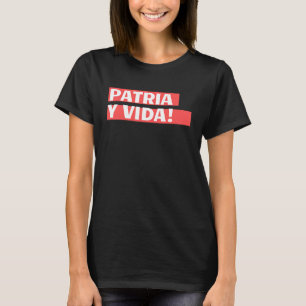 Camiseta Patria Y Vida Libertad Para Cuba Movimiento San Es