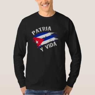 Camiseta Patria Y Vida Libertad Y Democracia Para Los Cuban