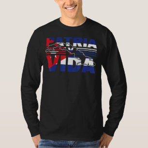 Camiseta Patria Y Vida Orgullo Cubano Cuba Patriotismo