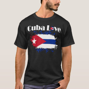 Camiseta Patria y Vida Viva Libre Bandera Patriótica Cubana