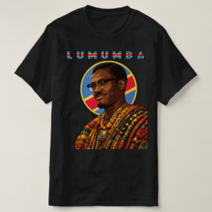 Camiseta Patrice Lumumba arte panafricano líder Congo