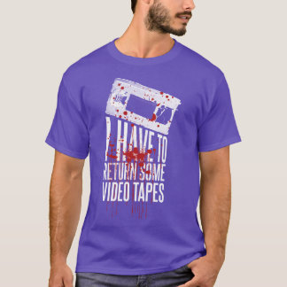 Camiseta Patrick Bateman Tengo que devolver algunas cintas