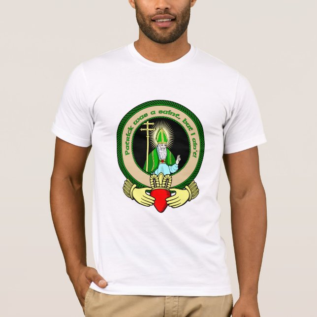 Camiseta Patrick era un santo (Anverso)