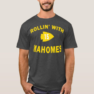 Camiseta Patrick Mahomes Rollin Con Mahomies Funny
