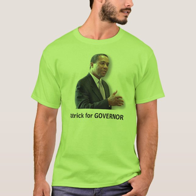 Camiseta Patrick para el GOBERNADOR (Anverso)